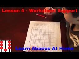 Lesson 4 - Abacus Mental Math Worksheet Help