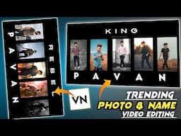 🔥Trending Instagram Name & Photo Video Editing |  vn template codes