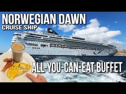 All You Can Eat Breakfast Buffet on the Norwegian Dawn Cruise Ship