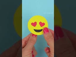 DIY Cute Emoji Pencil Topper 😍 #diy #shorts #youtubeshorts