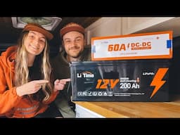 AGM vs Lithium Battery For Van Life | LiTime 12V 200Ah Plus Self-Heating LiFePO4 Battery