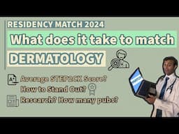 Unlocking the Dermatology Match: A Step-by-Step Guide on What (Seems To) Mean the Most! (2024 Data!)