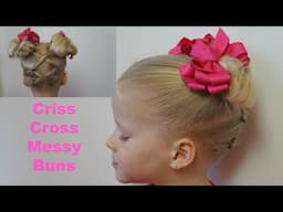 Crisscross Messy Buns| LILY JADE diaper bag review