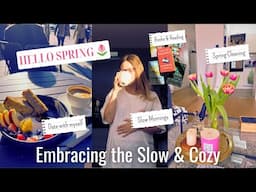 Embracing the Slow & Cozy 🌷 Enjoying Spring Vlog | Peaceful, Cozy  & Slow Living Vlog