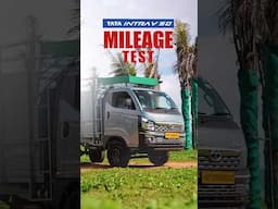 TATA Intra V50 mileage Test 😳 Shocking Results #tataintrav50 #expecting1000likes