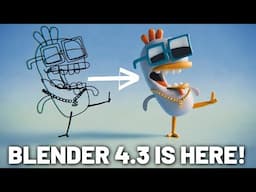 Blender 4.3 Features in LESS THAN FIVE MINUTES!