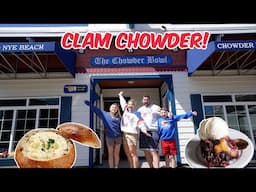 New Zealand Family try Clam Chowder & Marionberry for the first time! (SOMETHING CRAZY HAPPENED.)