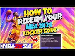 How To Redeem YOUR Locker Codes In Nba 2k24 | Unlock Your Bonus Content Ps5, Xbox, Nintendo Switch