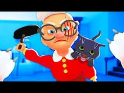 FIGHTING Granny's NEW CAT... (I Am Cat)