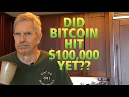 Did BITCOIN Hit $100,000 Yet??