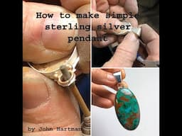 How to make simple sterling silver pendant