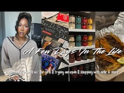 A FEW DAYS IN THE LIFE || VISION BOARD BRUNCH || TRYING AN UPDO || SHOPPING WITH NELLE & MORE