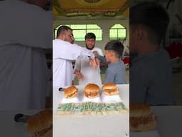 Burger Challenge 😂 #comedyreels #funny #food   #viralshorts  #entertainment #games #money