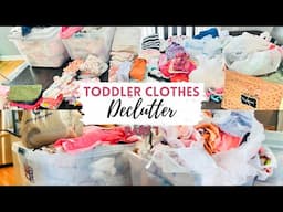 Spring DECLUTTER & ORGANIZATION: Toddler Clothes - PART 1