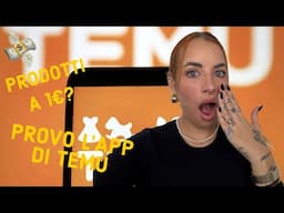 PRODOTTI A 1€? 💸 PROVO TEMU 🤩 | Nicole Mologni