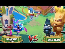 Domestic Team vs Wild Team | Which Team is Powerful 🤔 | Zooba