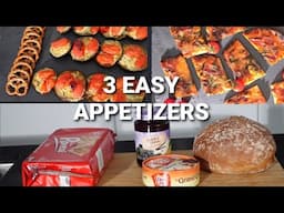 3 EASY APPETIZERS AT HOME EASY