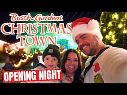 Christmas Town RETURNS To Busch Gardens Williamsburg | Opening Night Full Event Tour!