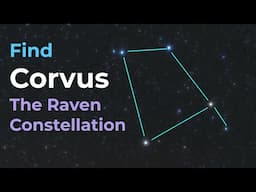 How to Find Corvus the Crow Constellation