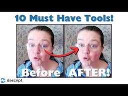 Descript's EYE CONTACT CORRECTION Tool Is Insane! (PLUS 9 MUST-HAVE AI Tools To Speed Up Editing!)