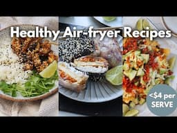 Healthy air fryer recipes: nachos, spring roll dumplings and satay chicken