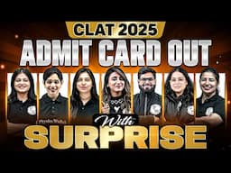 CLAT 2025 Admit Card OUT! 🎓 Don’t Miss This Amazing Surprise 🎁