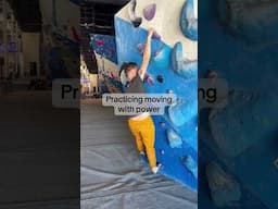 Break mental barriers, even as a static climber #climbing in