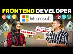 How She Hired as Frontend Developer in Microsoft - Step by Step to Crack Product Companies in 2025