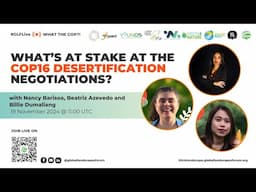 What the COP?! What’s at stake at the COP16 desertification negotiations?