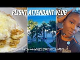 FLIGHT ATTENDANT VLOG | Our shuttle van keeps leaving us!! & First Class Meals | VLOGMAS DAY 3