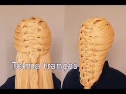 Trança Escada, penteado para meninas