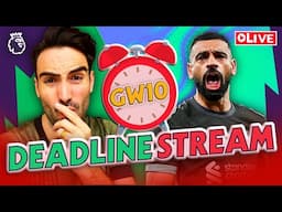 Salah vs Haaland | GW10 DEADLINE STREAM | Fantasy Premier League 2024/25