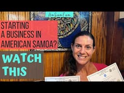 HOW TO START A BUSINESS IN AMERICAN SAMOA | Market Research, Business License, Accounting, Banking