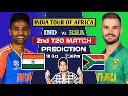 South Africa vs India 2nd T20 Match Prediction | India vs Africa 2nd Match Prediction | IND vs RSA