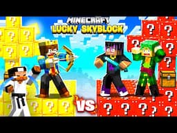 LUCKYBLOCK SKYBLOCK Noob vs Pro 😂| Gone Wrong