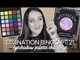 BLEND BUNNY DIVINATION PALETTE BINGO PART 2! Robert Welsh *NEW* Eye Shadow Makeup Roulette Challenge