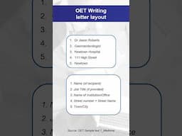 ✍️ START Your OET Letter with THIS!