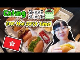 Eating Shake Shack For The First Time ᡣ • . • 𐭩 ♡