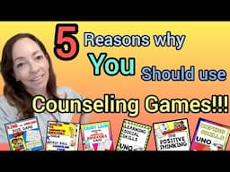 Why YOU Should use GAMES for Counseling Kids!