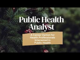 Public Health Analyst Career Secrets: Job Description, Salary & Certifications|Careermas Day 11