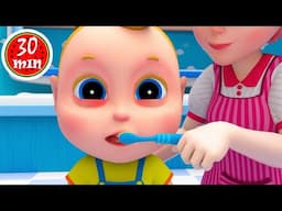 Brush Your Teeth *Healthy Habits + More Compilation | Kindergarten Kids Songs & Nursery Rhymes