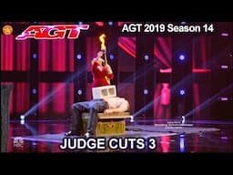 Slideshow Nick & Lindsay Danger act opera singers THEY LOVE IT| America's Got Talent 2019 Judge Cuts