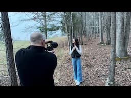 Taking Portraits at Dusk with Natural Light Only! Canon R5 + 85mm 1.2L