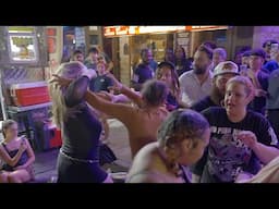 Fight Breaks out 10-5-2024 6th Street Austin TX