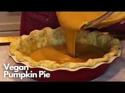 Silky Smooth Dairy-Free Pumpkin Pie! | Beginner Friendly Recipe | Step by Step