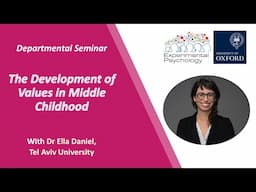 The Development of Values in Middle Childhood