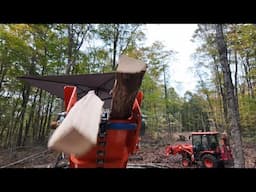 780 Race Against The Rain. Eastonmade AXIS Wood Splitter. STIHL MS 462 Chainsaw  4K