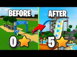 How Fast Can I Get 5 Stars In Water Park World? | Roblox