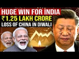 Black Diwali for China : ₹1.25 Lakh Crore Loss | China Economic Crisis | India vs China