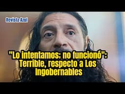 "Lo intentamos; no funcionó": Terrible, respecto a Los Ingobernables con Ángel de Oro y Niebla Roja